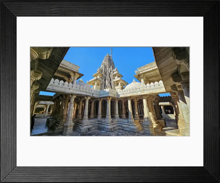 Framed Print : Ranakpur Jain temple (Chaturmukha Dharana Vihara), Ranakpur, Rajasthan, India Framed Print : Ranakpur Jain temple (Chaturmukha Dharana Vihara), Ranakpur, Rajasthan, India