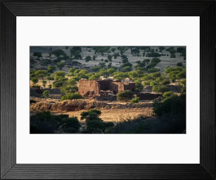 Framed Print : Ouara, former capital of the Ouaddai Empire, Chad