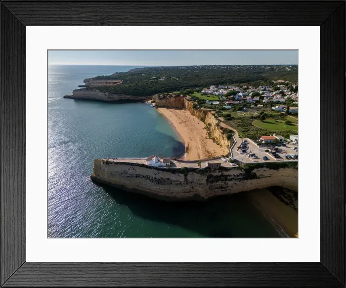 Framed Print : Aerial drone panoramic view of Fort of Nossa Senhora da Rocha (Fort of Our Lady of the Rock) (Castle of Porches), Porches, Lagoa, Algarve, Portugal Framed Print : Aerial drone panoramic view of Fort of Nossa Senhora da Rocha (Fort of Our Lady of the Rock) (Castle of Porches), Porches, Lagoa, Algarve, Portugal