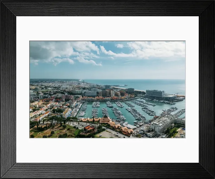 Framed Print : Aerial drone view of Vilamoura Marina in Vilamoura, Algarve, Portugal Framed Print : Aerial drone view of Vilamoura Marina in Vilamoura, Algarve, Portugal