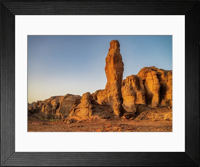 Framed Print : Beautiful rock formations around Zouar, Tibesti Mountains, Chad Framed Print : Beautiful rock formations around Zouar, Tibesti Mountains, Chad