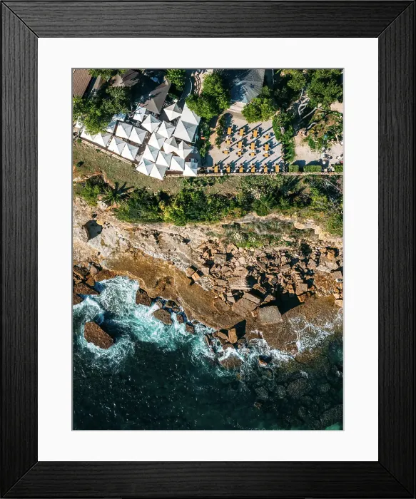 Framed Print : Aerial drone view of Casa da Guia, Cascais, Portugal Framed Print : Aerial drone view of Casa da Guia, Cascais, Portugal