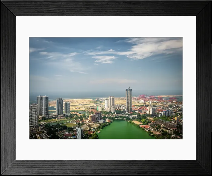 Framed Print : View over Colombo from the Lotus Tower, Colombo, Sri Lanka Framed Print : View over Colombo from the Lotus Tower, Colombo, Sri Lanka