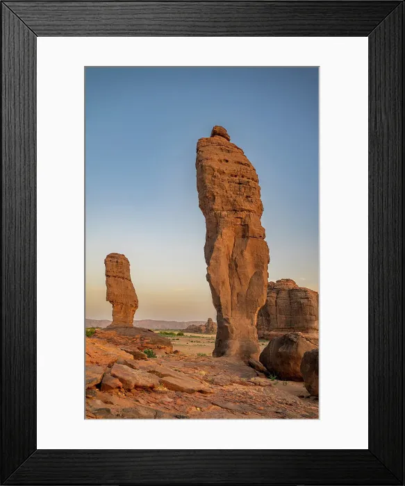 Framed Print : Beautiful rock formations around Zouar, Tibesti Mountains, Chad Framed Print : Beautiful rock formations around Zouar, Tibesti Mountains, Chad
