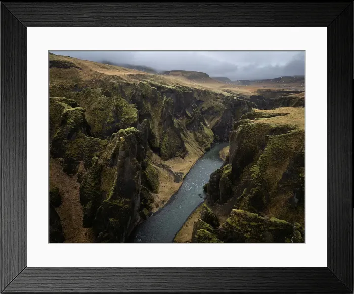 Framed Print : Fjadrargljufur Canyon, south Iceland Framed Print : Fjadrargljufur Canyon, south Iceland