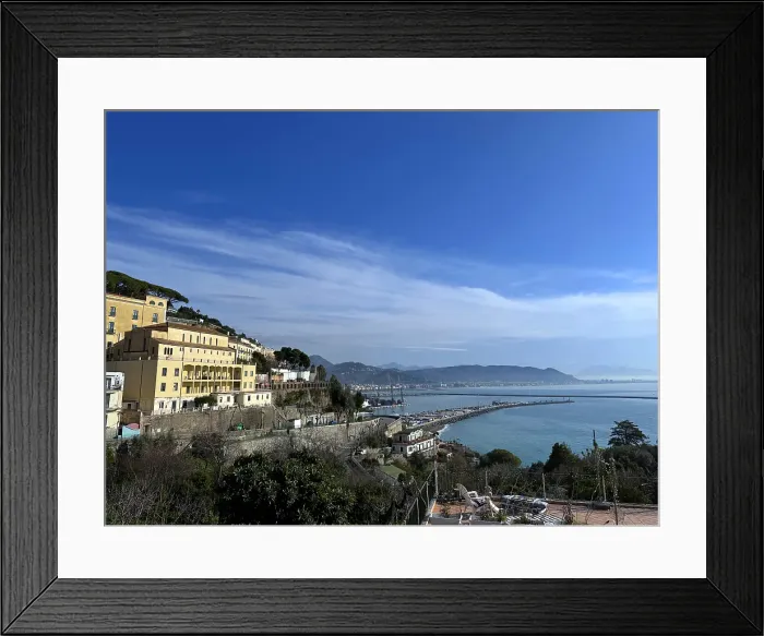 Framed Print : The town of Vietri sul Mare on the Amalfi Coast, Campania, Italy