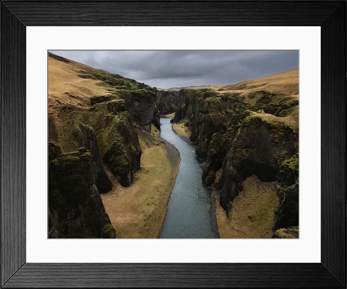 Framed Print : Fjadrargljufur Canyon, south Iceland Framed Print : Fjadrargljufur Canyon, south Iceland