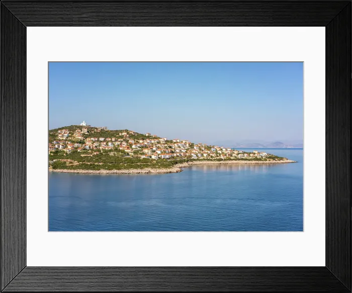 Framed Print : Arkadiko Chorio village in the coast of Greece, Peloponnese, Greece Framed Print : Arkadiko Chorio village in the coast of Greece, Peloponnese, Greece