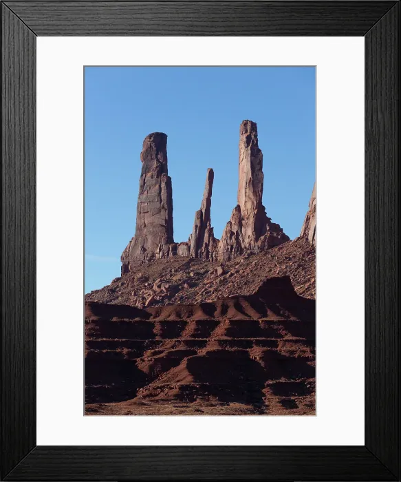 Framed Print : Three Sisters, Monument Valley Navajo Tribal Park, Utah, United States of America Framed Print : Three Sisters, Monument Valley Navajo Tribal Park, Utah, United States of America