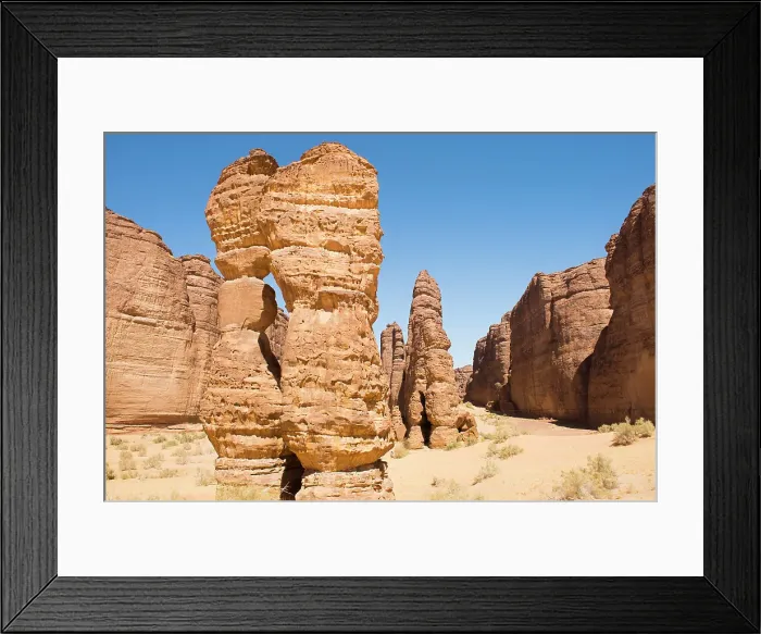 Framed Print : Extraordinary sandstone rock structure called Dancing Rocks in the Sharaan Nature Reserve, AlUla, Medina Province, Saudi Arabia Framed Print : Extraordinary sandstone rock structure called Dancing Rocks in the Sharaan Nature Reserve, AlUla, Medina Province, Saudi Arabia