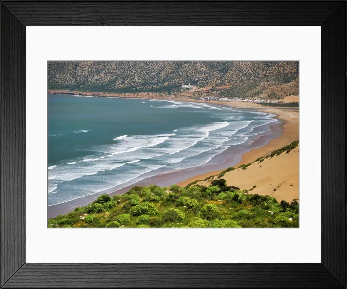Framed Print : Tafedna Bay, Atlantic coast, Morocco