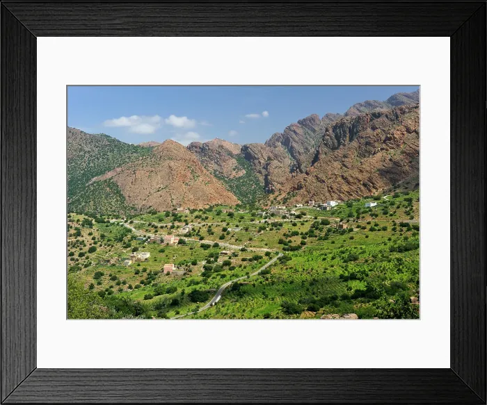 Framed Print : Landscape around Ait Baha, Chtouka Ait Baha Province, Souss-Massa-Draa region, Morocco Framed Print : Landscape around Ait Baha, Chtouka Ait Baha Province, Souss-Massa-Draa region, Morocco