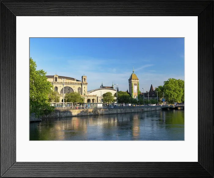 Framed Print : Zurich Main Station and Landesmuseum, Zurich, Switzerland Framed Print : Zurich Main Station and Landesmuseum, Zurich, Switzerland
