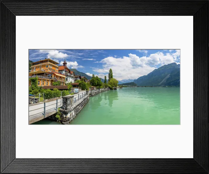 Framed Print : Lake Brienz, Brienz, Bernese Oberland, Switzerland Framed Print : Lake Brienz, Brienz, Bernese Oberland, Switzerland