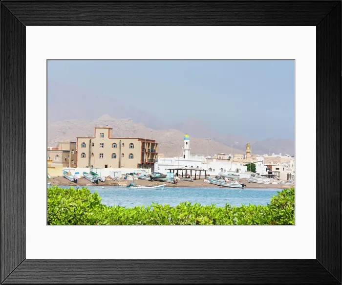 Framed Print : Qurayyat, small fishing town near Sur, Sultanate of Oman, Arabian Peninsula Framed Print : Qurayyat, small fishing town near Sur, Sultanate of Oman, Arabian Peninsula