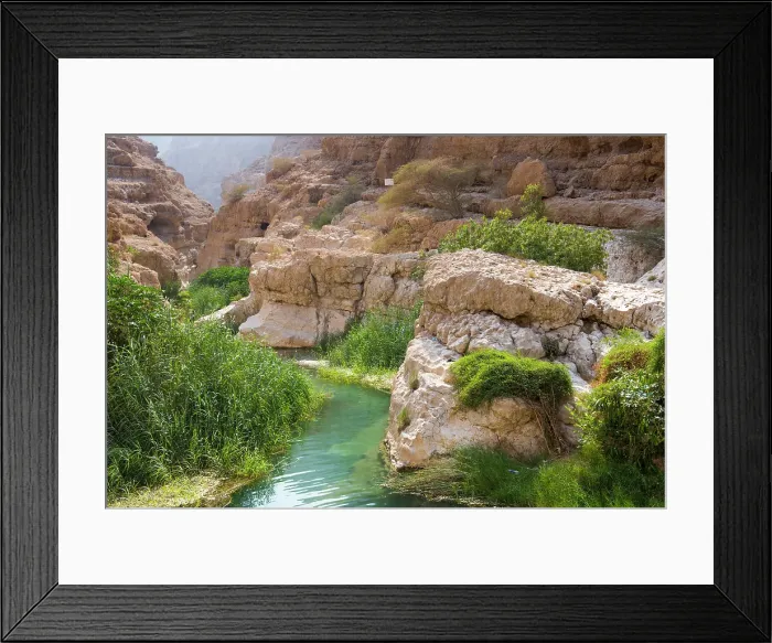 Framed Print : Wadi Shab, canyon near Tiwi, Sultanate of Oman, Arabian Peninsula Framed Print : Wadi Shab, canyon near Tiwi, Sultanate of Oman, Arabian Peninsula