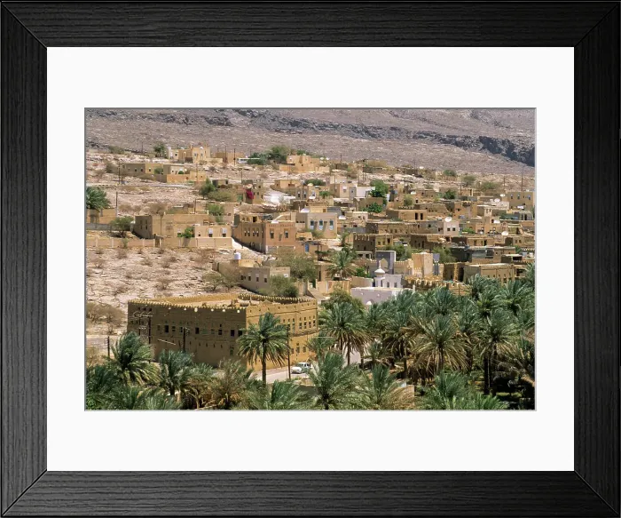Framed Print : Al-Hamra village, Akhdar Jebel, Sultanate of Oman, Arabian Peninsula Framed Print : Al-Hamra village, Akhdar Jebel, Sultanate of Oman, Arabian Peninsula
