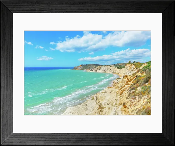 Framed Print : Scala dei Turchi, Agrigento, Sicily, Italy Framed Print : Scala dei Turchi, Agrigento, Sicily, Italy