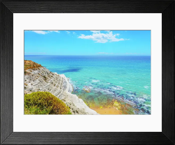 Framed Print : Scala dei Turchi, Agrigento, Sicily, Italy Framed Print : Scala dei Turchi, Agrigento, Sicily, Italy