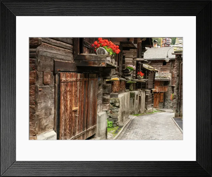 Framed Print : Zermatt, Canton Valais, Switzerland Framed Print : Zermatt, Canton Valais, Switzerland