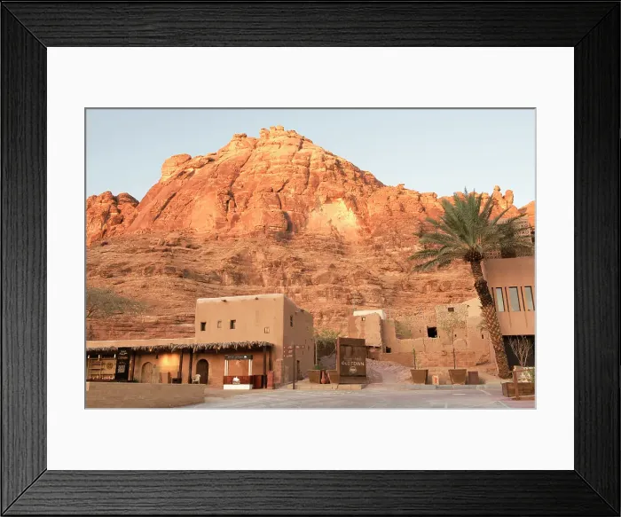 Framed Print : Shops in the Old Town of AlUla, Medina Province, Saudi Arabia Framed Print : Shops in the Old Town of AlUla, Medina Province, Saudi Arabia