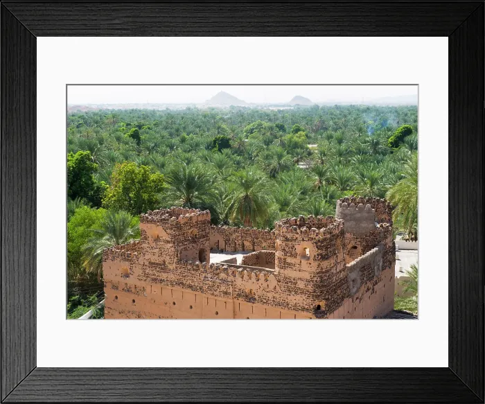 Framed Print : Al Mudhaireb Village, Al Sharqiyah region, Sultanate of Oman, Arabian Peninsula