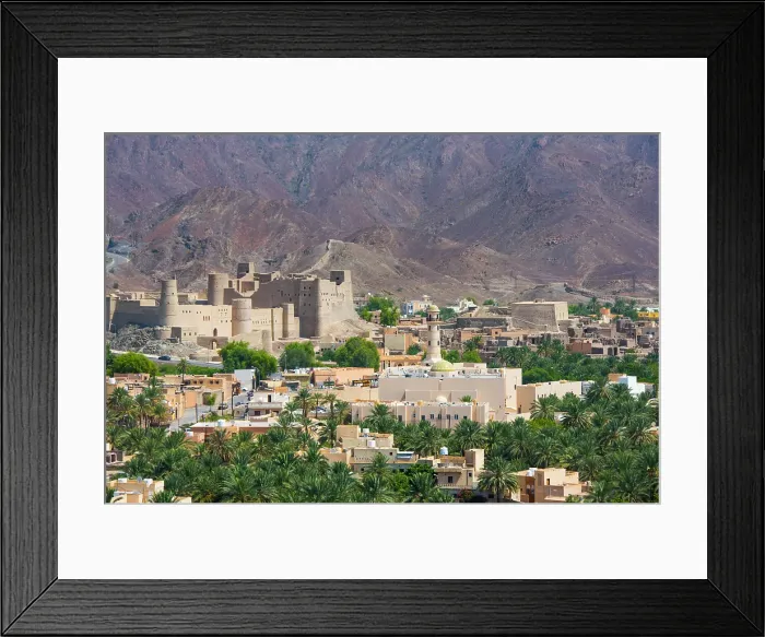 Framed Print : Bahla fort, UNESCO, situated at the foot of the Jebel Akhdar, Sultanate of Oman, Arabian Peninsula Framed Print : Bahla fort, UNESCO, situated at the foot of the Jebel Akhdar, Sultanate of Oman, Arabian Peninsula