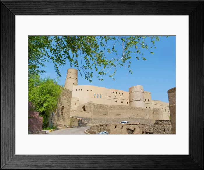 Framed Print : Bahla fort, UNESCO, situated at the foot of the Jebel Akhdar, Sultanate of Oman, Arabian Peninsula Framed Print : Bahla fort, UNESCO, situated at the foot of the Jebel Akhdar, Sultanate of Oman, Arabian Peninsula