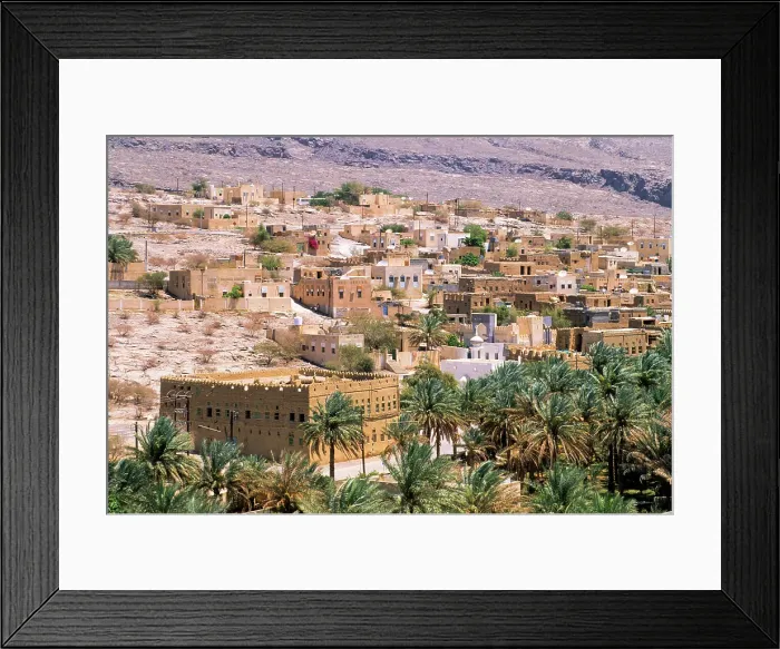 Framed Print : Al-Hamra village, Akhdar Jebel, Sultanate of Oman, Arabian Peninsula Framed Print : Al-Hamra village, Akhdar Jebel, Sultanate of Oman, Arabian Peninsula