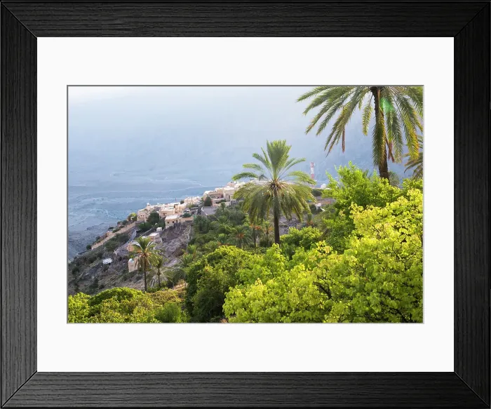 Framed Print : Wakan village, Western Hajar Mountains, border South Batinah Governorate and Al Dakhiliyah Governorates, Sultanate of Oman, Arabian Peninsula Framed Print : Wakan village, Western Hajar Mountains, border South Batinah Governorate and Al Dakhiliyah Governorates, Sultanate of Oman, Arabian Peninsula