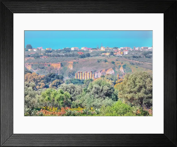 Framed Print : Temple of Heracles, Valley of Temples, Agrigento, UNESCO, Sicily, Italy Framed Print : Temple of Heracles, Valley of Temples, Agrigento, UNESCO, Sicily, Italy