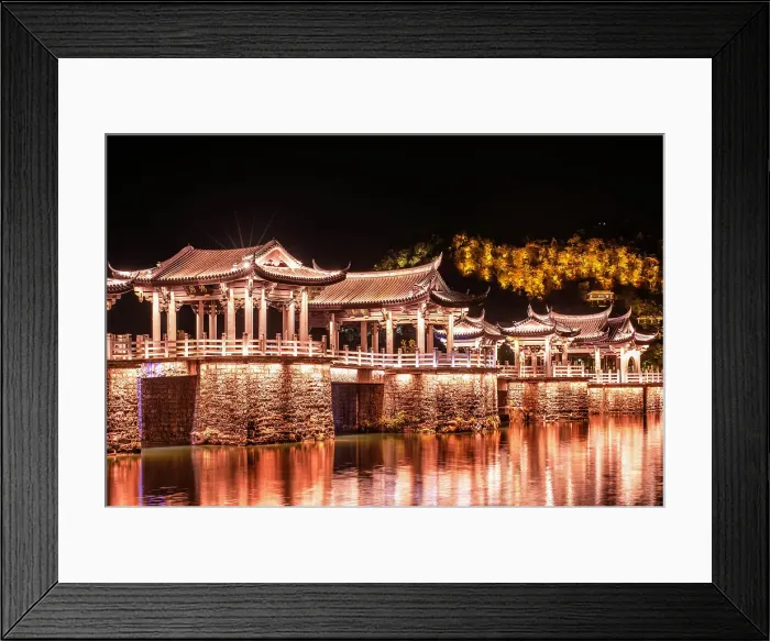 Framed Print : Guangji Bridge, built in 1170, one of China's four famous ancient bridges, Chaozhou, Guangdong province, China Framed Print : Guangji Bridge, built in 1170, one of China's four famous ancient bridges, Chaozhou, Guangdong province, China