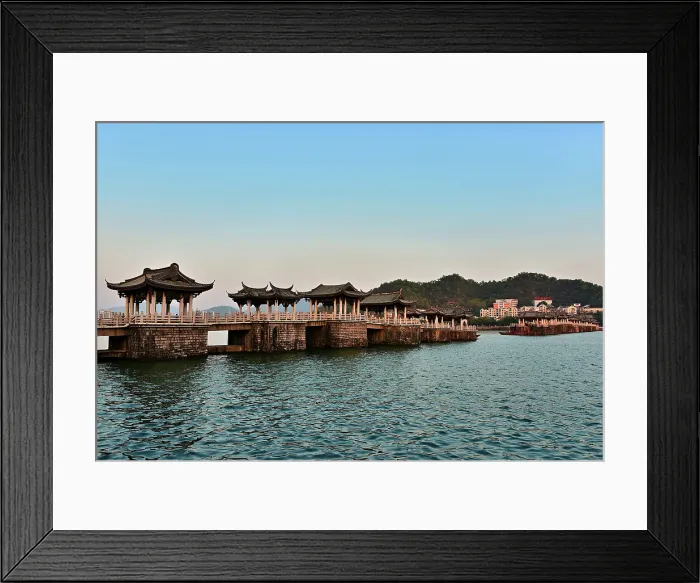 Framed Print : Guangji Bridge, built in 1170, one of China's four famous ancient bridges, Chaozhou, Guangdong province, China Framed Print : Guangji Bridge, built in 1170, one of China's four famous ancient bridges, Chaozhou, Guangdong province, China