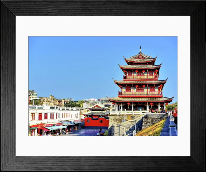Framed Print : Guangji Gate Tower, built 1370, the gate leads into Chaozhou ancient city, Paifang street, Chaozhou City. Guangdong Province, China Framed Print : Guangji Gate Tower, built 1370, the gate leads into Chaozhou ancient city, Paifang street, Chaozhou City. Guangdong Province, China