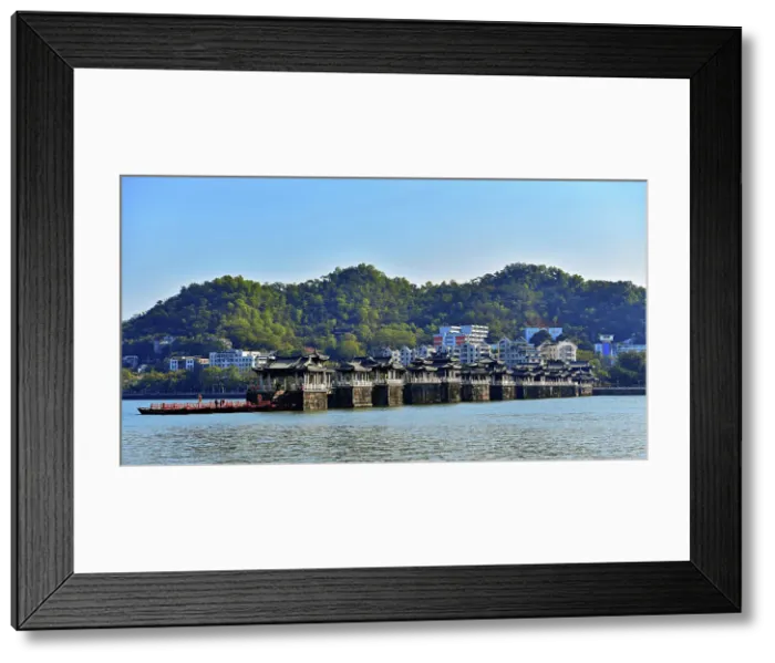 Framed Print : Guangji Bridge, built in 1170, one of China's four famous ancient bridges, Chaozhou City, Guangdong province, China Framed Print : Guangji Bridge, built in 1170, one of China's four famous ancient bridges, Chaozhou City, Guangdong province, China