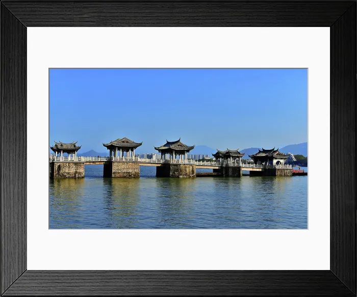 Framed Print : Guangji Bridge, built in 1170, one of China's four famous ancient bridges, Chaozhou City, Guangdong province, China Framed Print : Guangji Bridge, built in 1170, one of China's four famous ancient bridges, Chaozhou City, Guangdong province, China