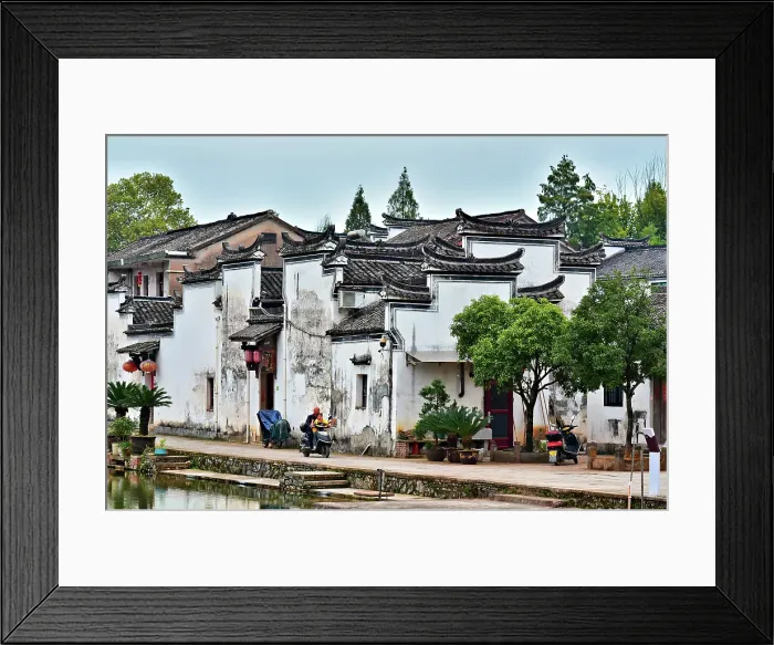Framed Print : Changle Village, dating back to Song Dynasty, Lanxi County, Jinhua City, Zhejiang Province, China Framed Print : Changle Village, dating back to Song Dynasty, Lanxi County, Jinhua City, Zhejiang Province, China