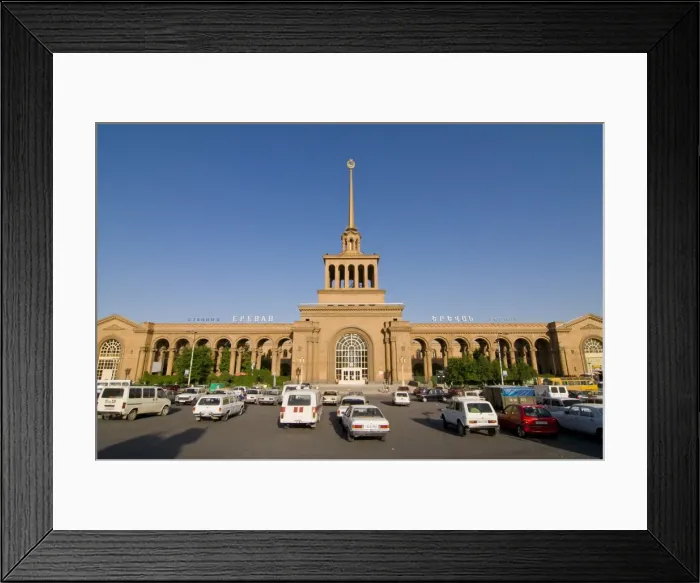 Framed Print : The railway station of Yerevan, Armenia, Caucasus, Central Asia, Asia Framed Print : The railway station of Yerevan, Armenia, Caucasus, Central Asia, Asia