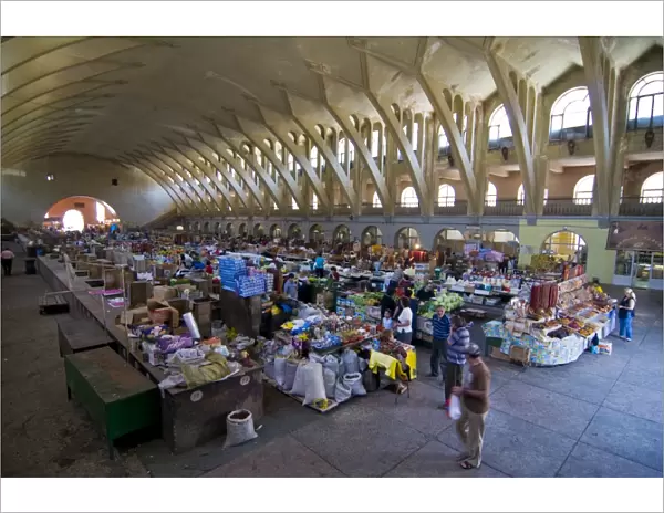 The covered bazar of Yerevan, Armenia, Caucasus, Central Asia, Asia