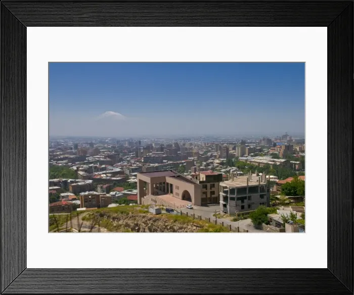 Framed Print : View over city of Yerevan, with Mount Ararat in the distance, Armenia, Caucasus Framed Print : View over city of Yerevan, with Mount Ararat in the distance, Armenia, Caucasus