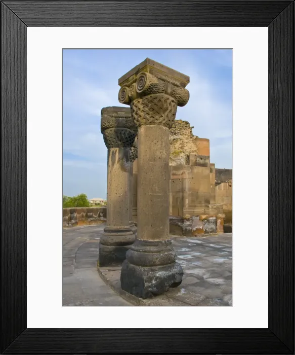 Framed Print : Zvarnots Cathedral, UNESCO World Heritage Site, Zvartnots, Armenia, Caucasus Framed Print : Zvarnots Cathedral, UNESCO World Heritage Site, Zvartnots, Armenia, Caucasus