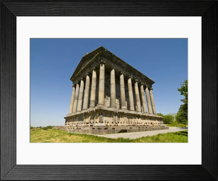 Framed Print : The Hellenic temple of Garni, Armenia, Caucasus, Central Asia, Asia