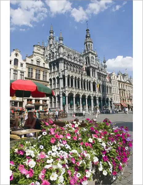 Guildhalls in the Grand Place, UNESCO World Heritage Site, Brussels, Belgium, Europe