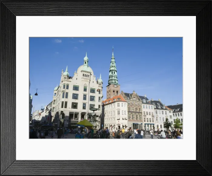 Framed Print : City center architecture, Copenhagen, Denmark, Scandinavia, Europe Framed Print : City center architecture, Copenhagen, Denmark, Scandinavia, Europe