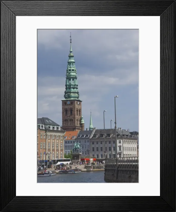 Framed Print : View along the FR Holmes canal, Copenhagen, Denmark, Scandinavia, Europe Framed Print : View along the FR Holmes canal, Copenhagen, Denmark, Scandinavia, Europe