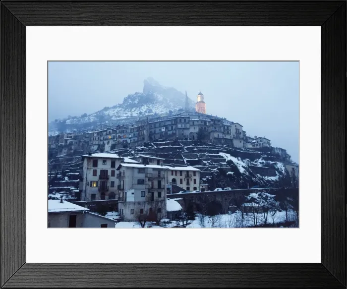 Framed Print : Perched village of Tende, Alpes-Maritimes, Provence, France, Europe Framed Print : Perched village of Tende, Alpes-Maritimes, Provence, France, Europe
