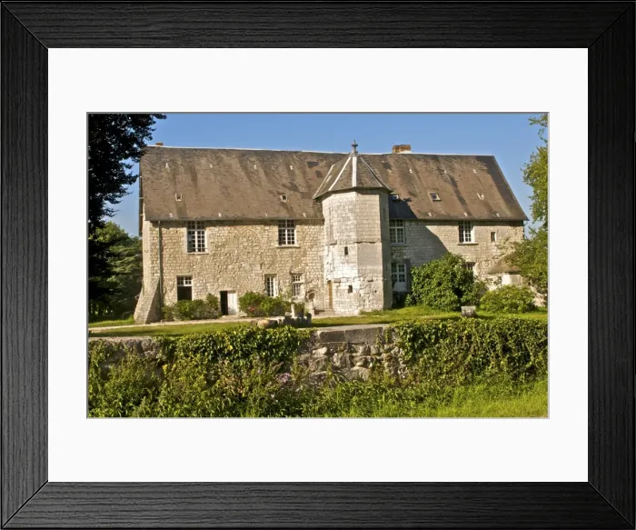 Framed Print : Templars house, Ambourville, Normandy, France, Europe Framed Print : Templars house, Ambourville, Normandy, France, Europe