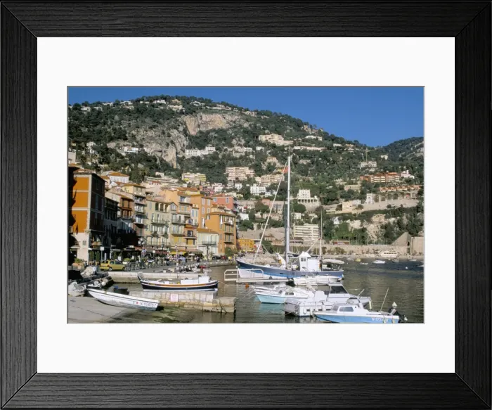 Framed Print : Villefranche sur Mer, Alpes-Maritimes, Cote d Azur, Provence, French Riviera Framed Print : Villefranche sur Mer, Alpes-Maritimes, Cote d Azur, Provence, French Riviera