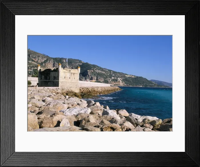 Framed Print : Bastion, Menton, Alpes-Maritimes, Cote d Azur, Provence, French Riviera Framed Print : Bastion, Menton, Alpes-Maritimes, Cote d Azur, Provence, French Riviera