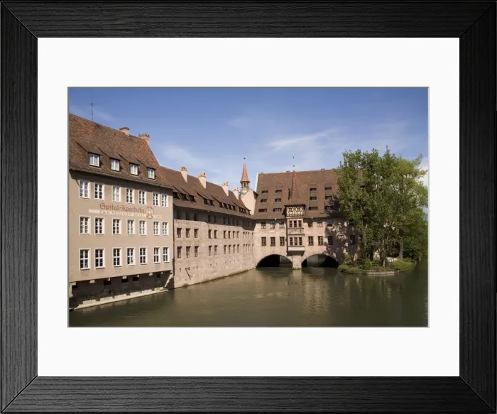 Framed Print : The Holy Ghost Hospital (Heilig-Geist-Spital), one of Europes largest medieval hospitals Framed Print : The Holy Ghost Hospital (Heilig-Geist-Spital), one of Europes largest medieval hospitals